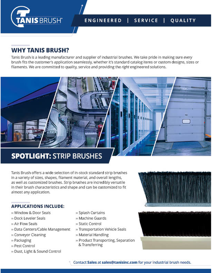 Strip brush Sell Sheet