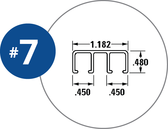 Image of #7: Double Track Aluminum Holder   
