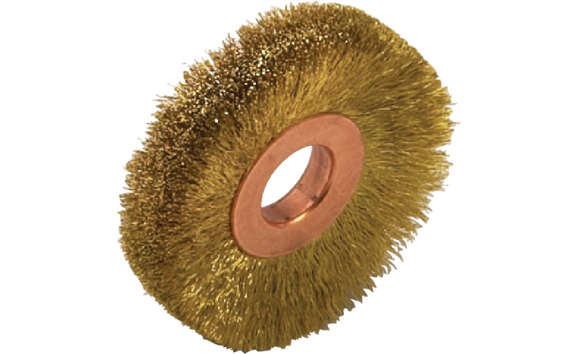 Image showing Copper Center Crimped Wire Wheels