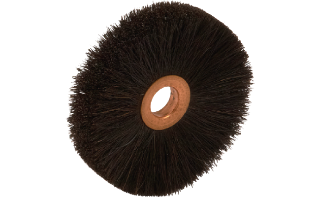 Image showing Nylon, Tampico and Horsehair Wheel Brushes