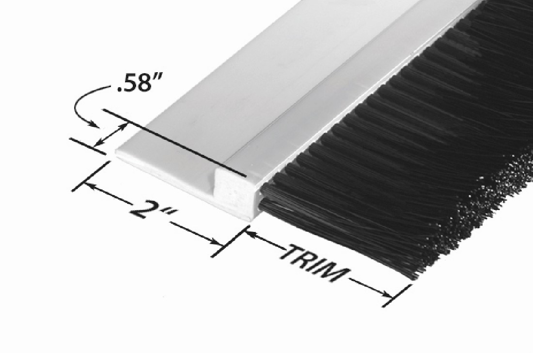 Image of Rigid PVC – h Profile with (3) Rows of Filament