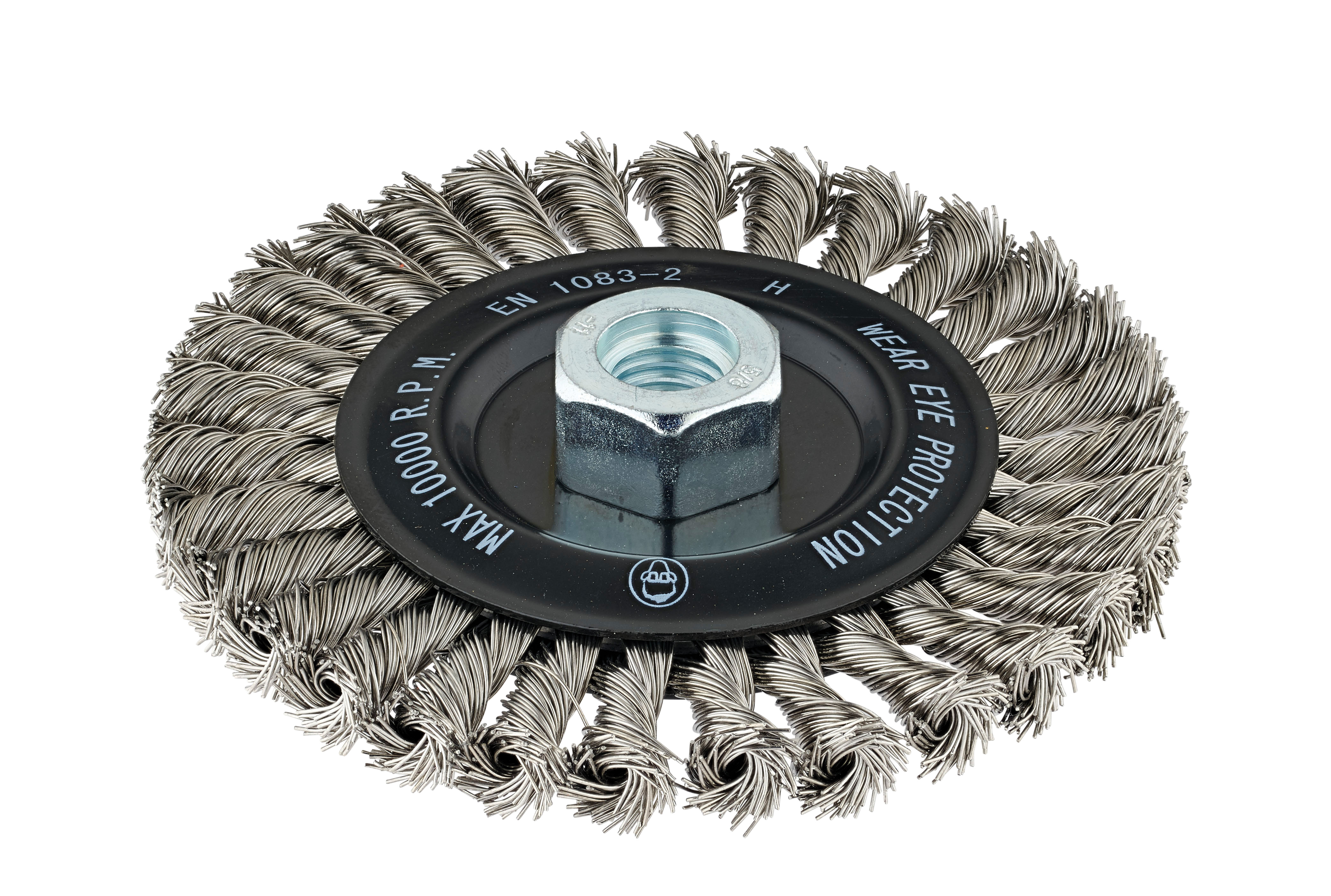 Knotted Stainless Steel Wheel Brush