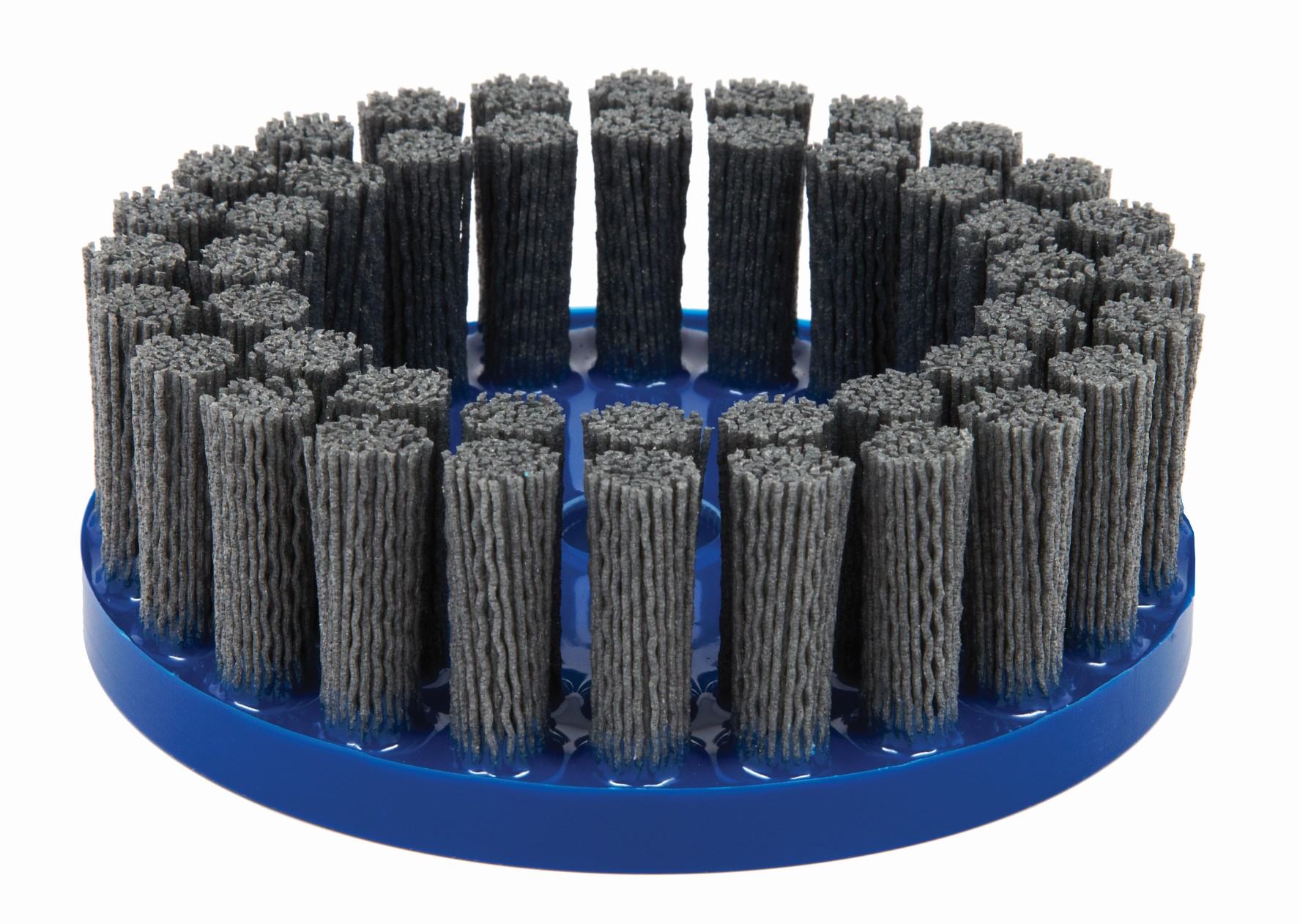 Image of Silicon Carbide Abrasive Nylon Disc Brushes - Tufted Pattern